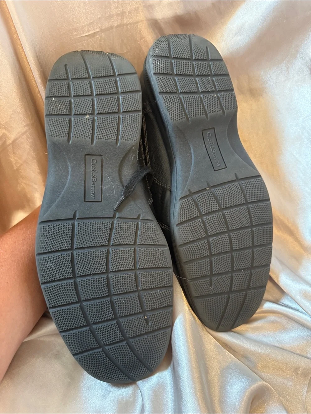 Men's Croft and Barrow Black Lace-Up Comfort Shoes. Bundle & Save!